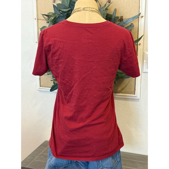 OKLAHOMA UNIVERSITY OU Nike Tee T-Shirt Athletic Fit Gameday Football M - Picture 3 of 7